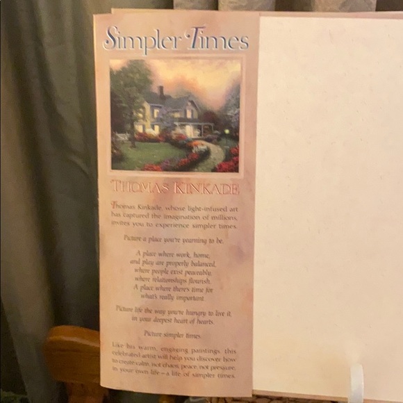 Thomas Kinkade Simpler Times Coffee Table Book - Picture 3 of 11